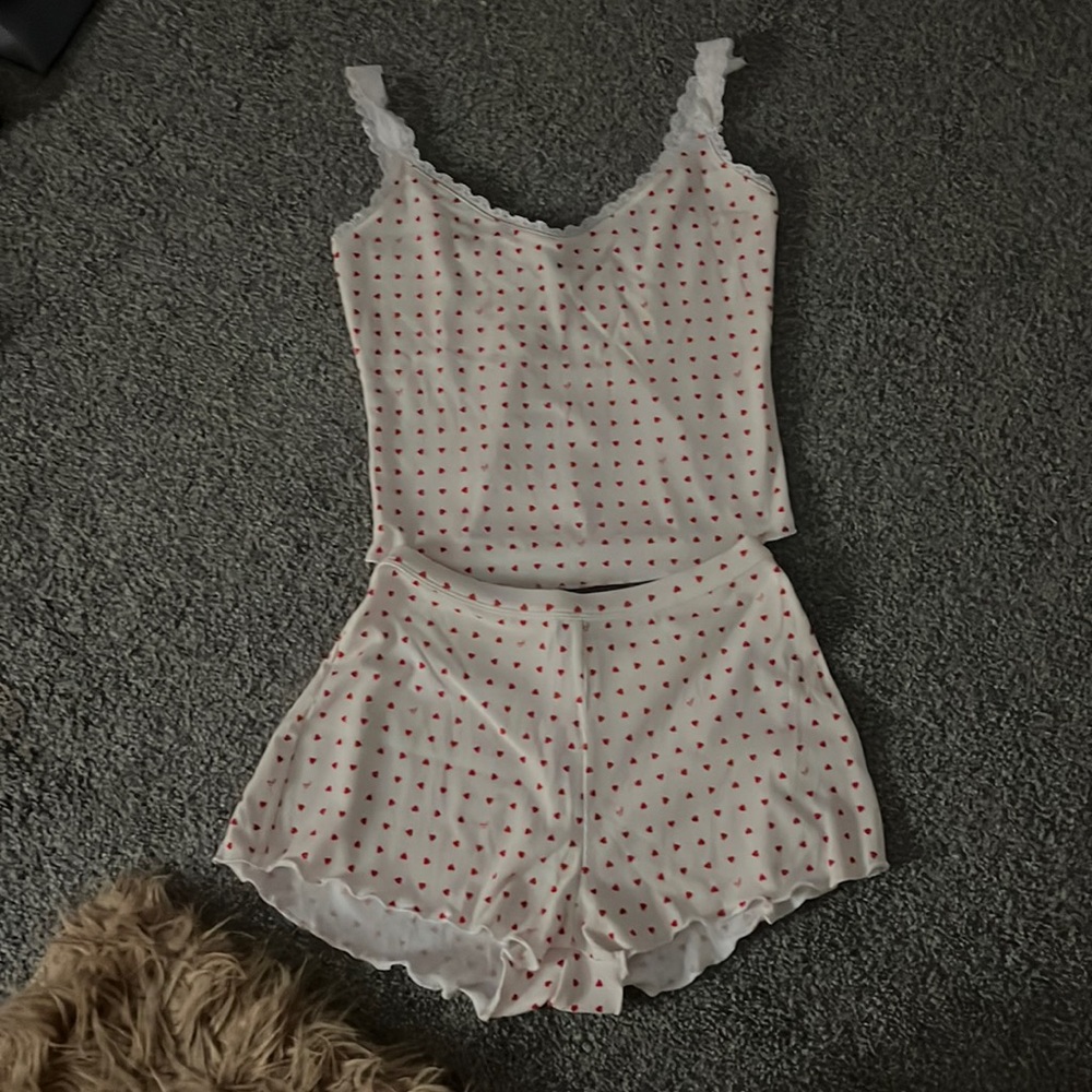 Brand new white fox sleeping set